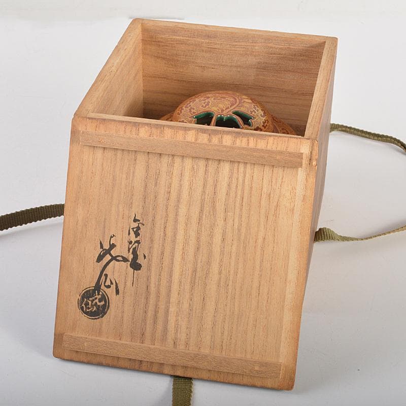 九谷焼 九谷光仙造 金襴手 雲龍文 香炉 共箱 V R7412 - メルカリ