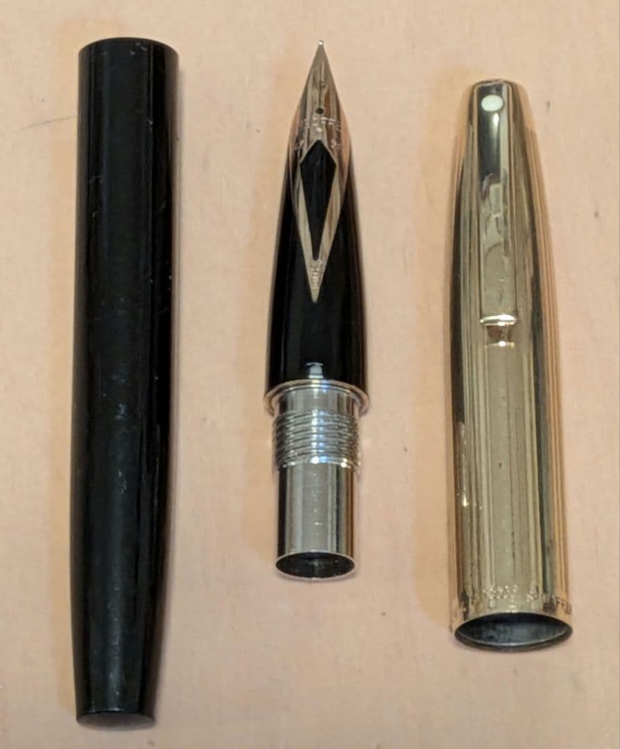 SHEAFFER 万年筆585 黒 14Kペン先 おまけ付