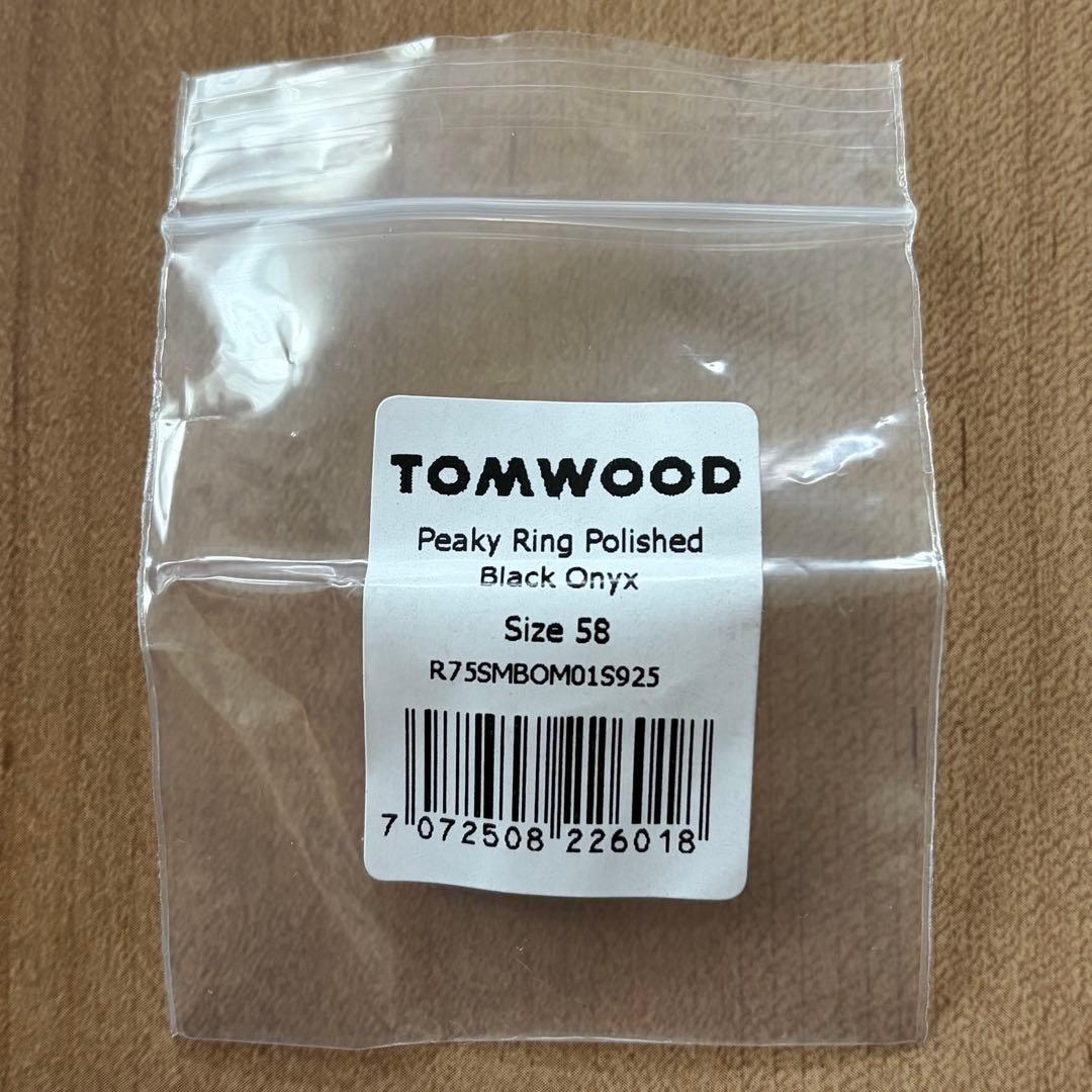 TOM WOOD　トムウッド　Peaky Ring　ピーキー　黒　17号　58