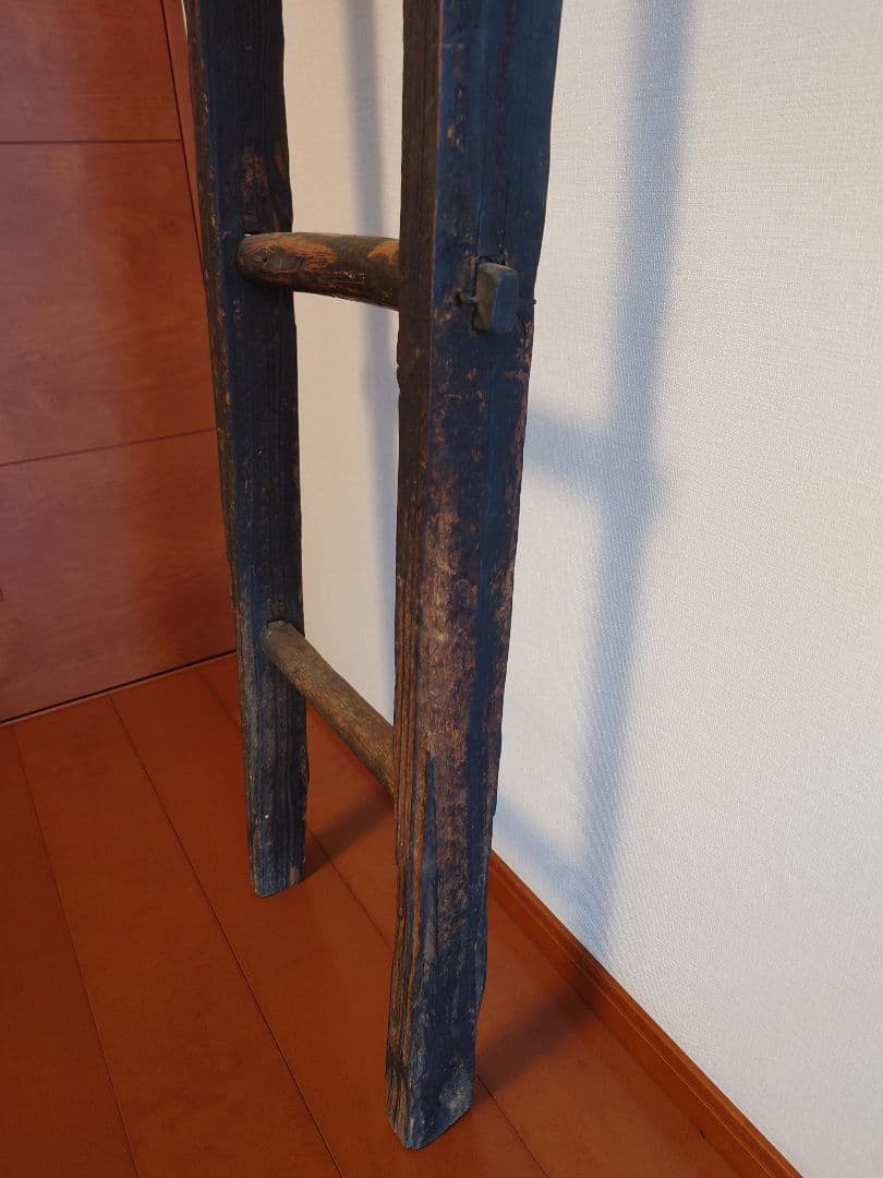 希少】骨董 古いはしご（釘なし）岐阜 古民具 古道具 民芸 古民家