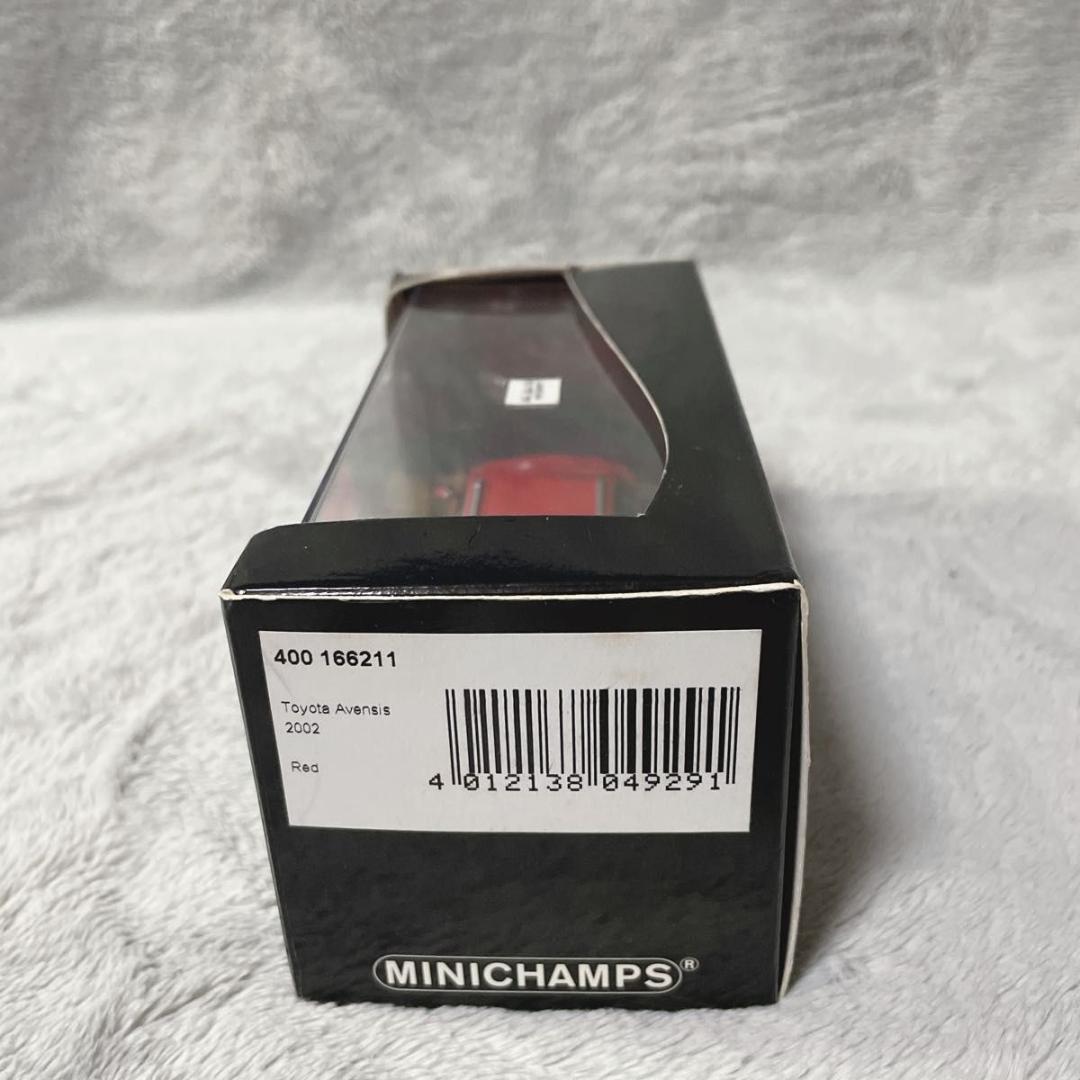 ミニチャンプス 1/43 トヨタ アベンシス ソーラーレッド ミニカー
