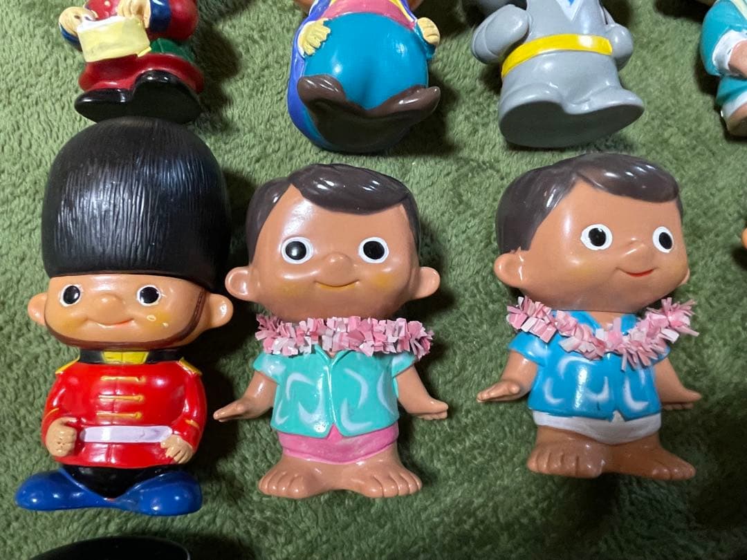 富士銀行　ぼくちゃん　ソフビ貯金箱　14体