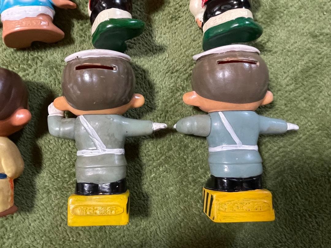 富士銀行　ぼくちゃん　ソフビ貯金箱　14体