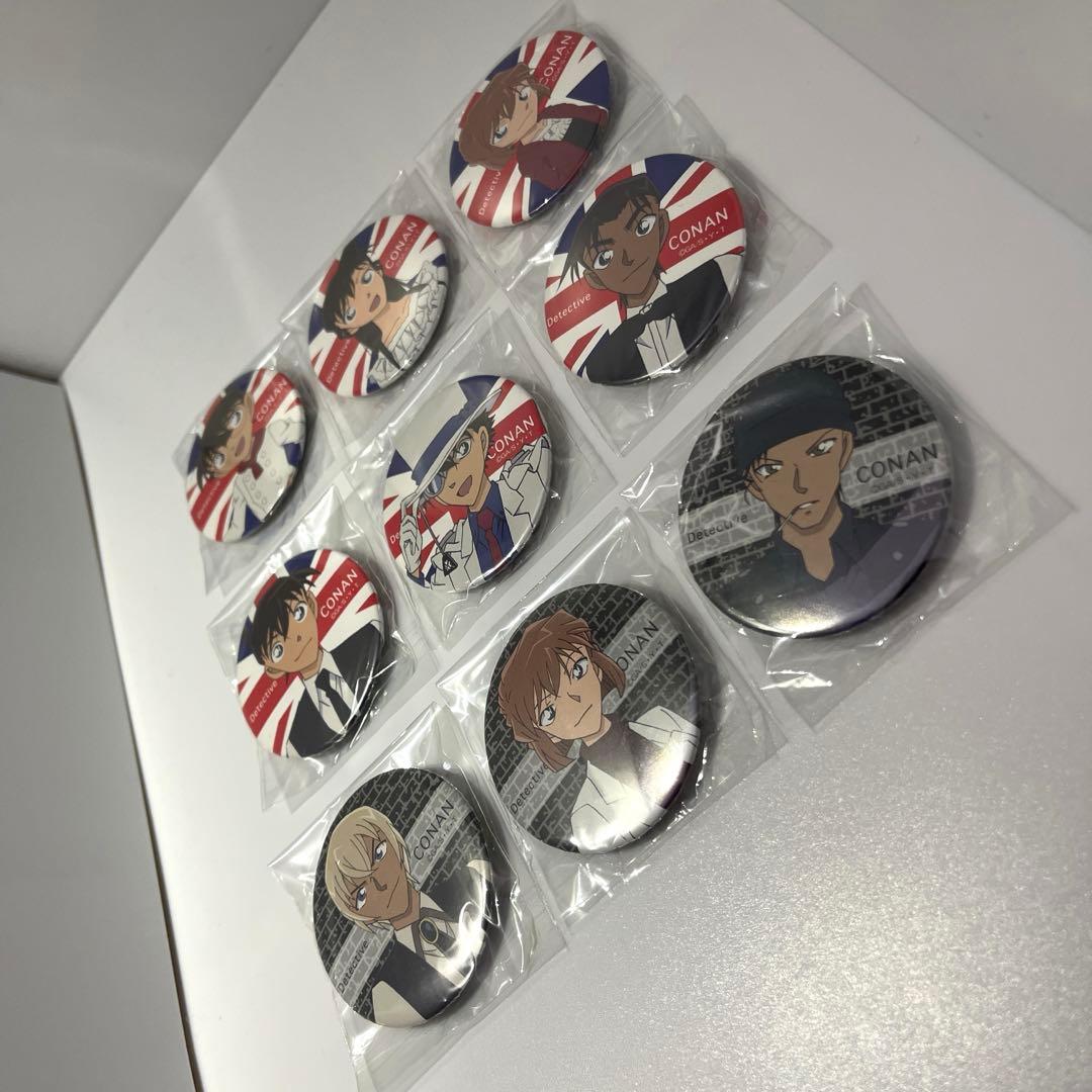 名探偵コナン コナンカフェ 2016 缶バッジ 全9種 コンプ - メルカリ