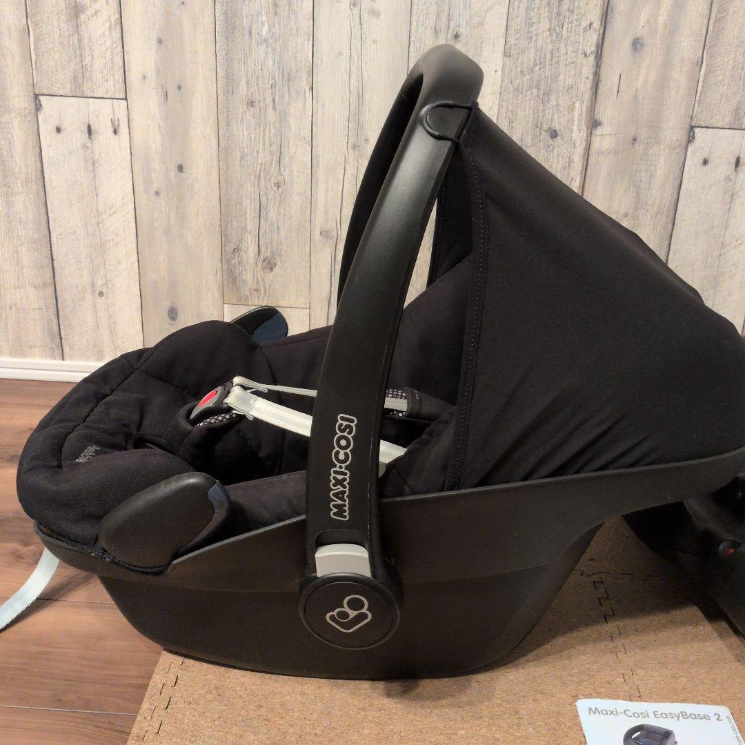 期間値下げ】MAXI-COSI Pebble ブラック＆イージーベース2セット