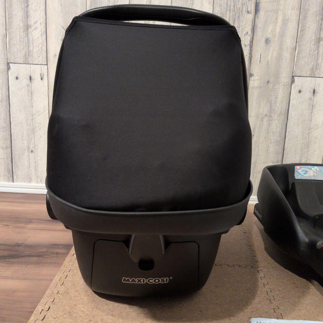 期間値下げ】MAXI-COSI Pebble ブラック＆イージーベース2セット