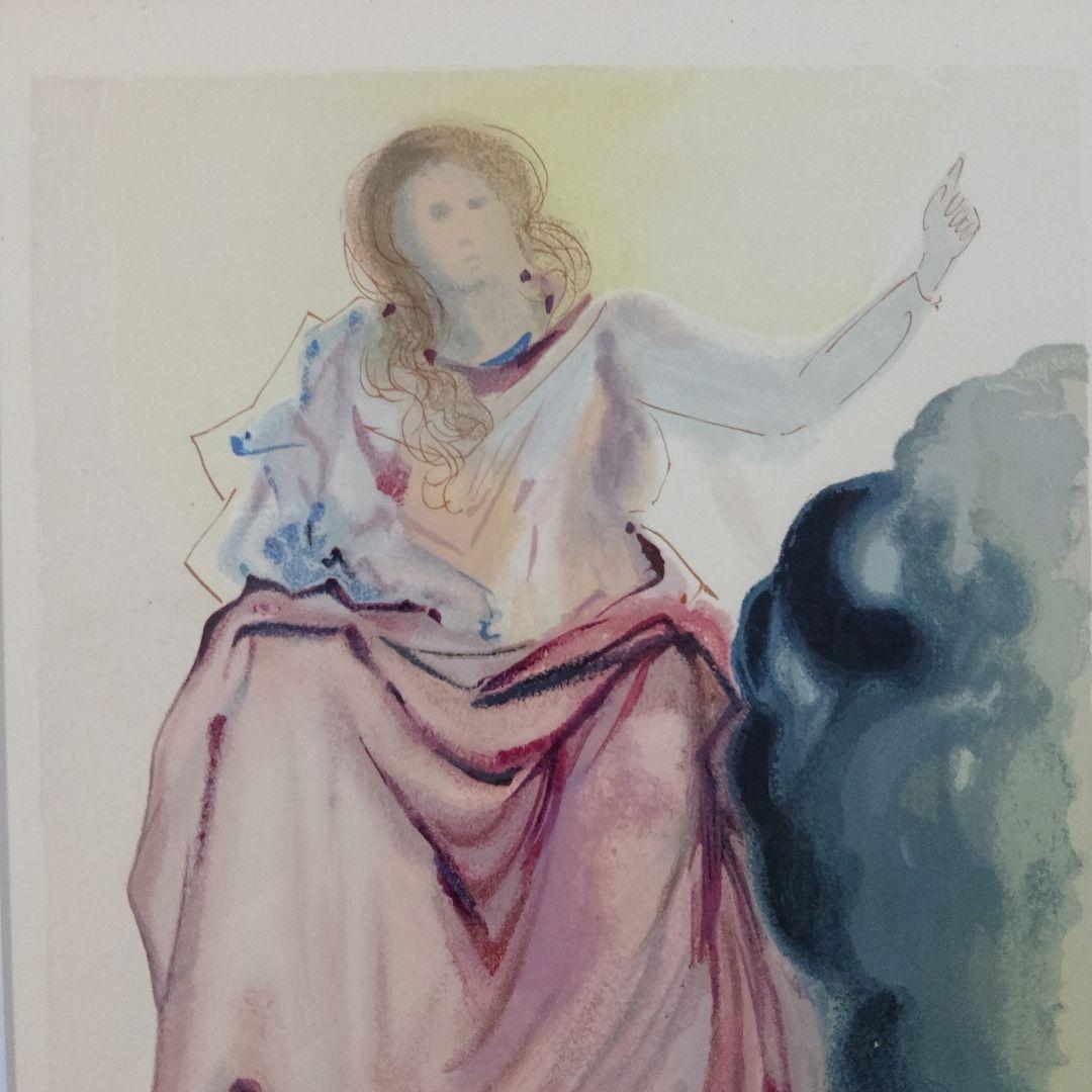 サルバドール ダリ オリジナル木版画『ダンテ神曲、ベアトリーチェ