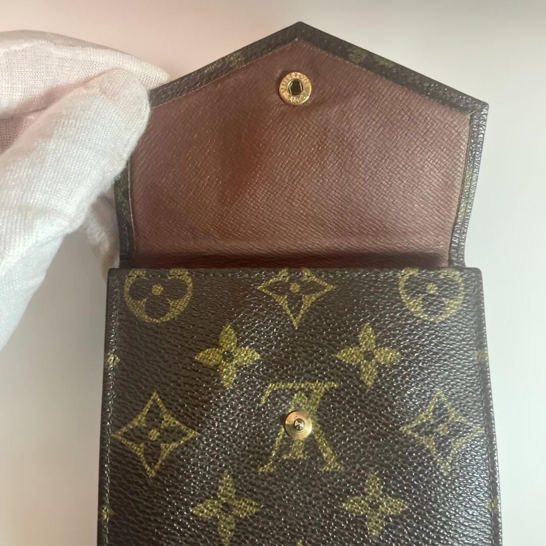 ルイヴィトン モノグラム 三つ折り財布ポルトモネ ビエ カルトクレディ
