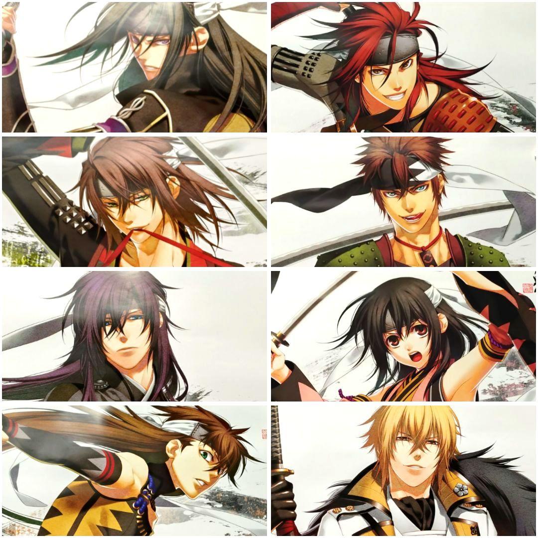 薄桜鬼 合戦 B2ポスター カズキヨネ 8枚セット C77 コミケ 未使用