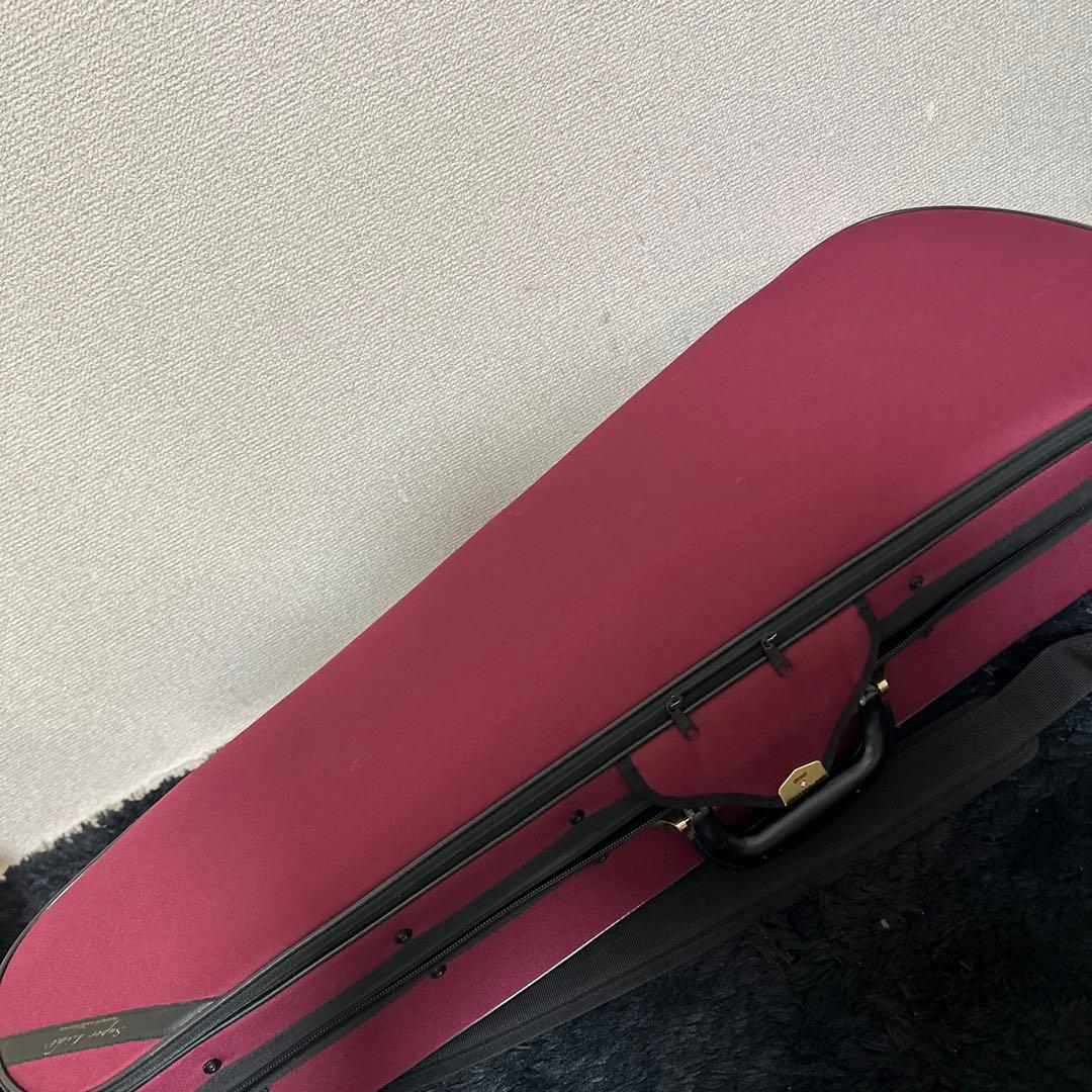 Super light ビオラ ケース セミハードケース 赤 弦楽器