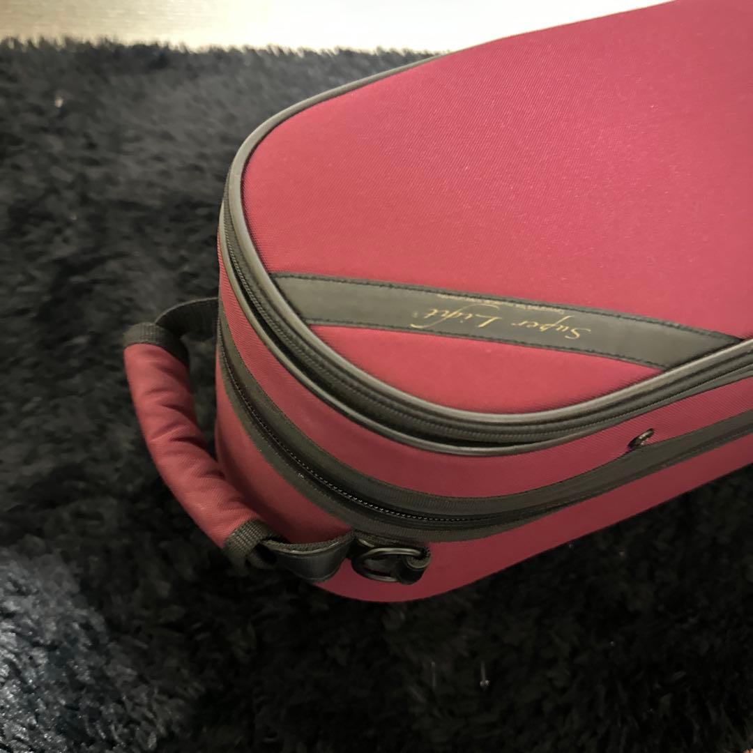 Super light ビオラ ケース セミハードケース 赤 弦楽器