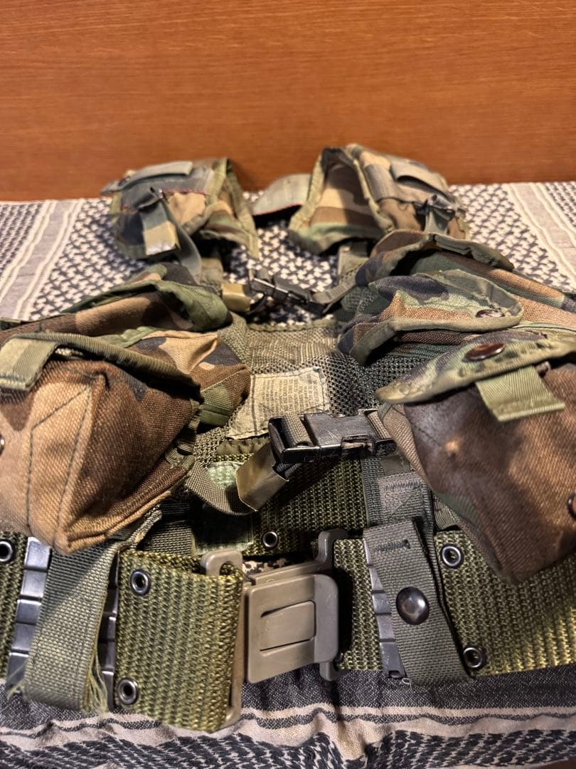 米軍 実物 TLBV タクティカルロードベアリングベスト LC2ベルト