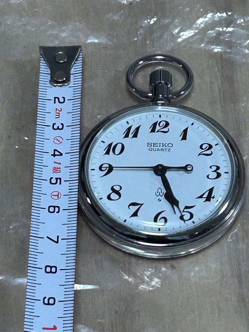 SEIKO セイコー　クォーツ　懐中時計　鉄道時計　稼働品