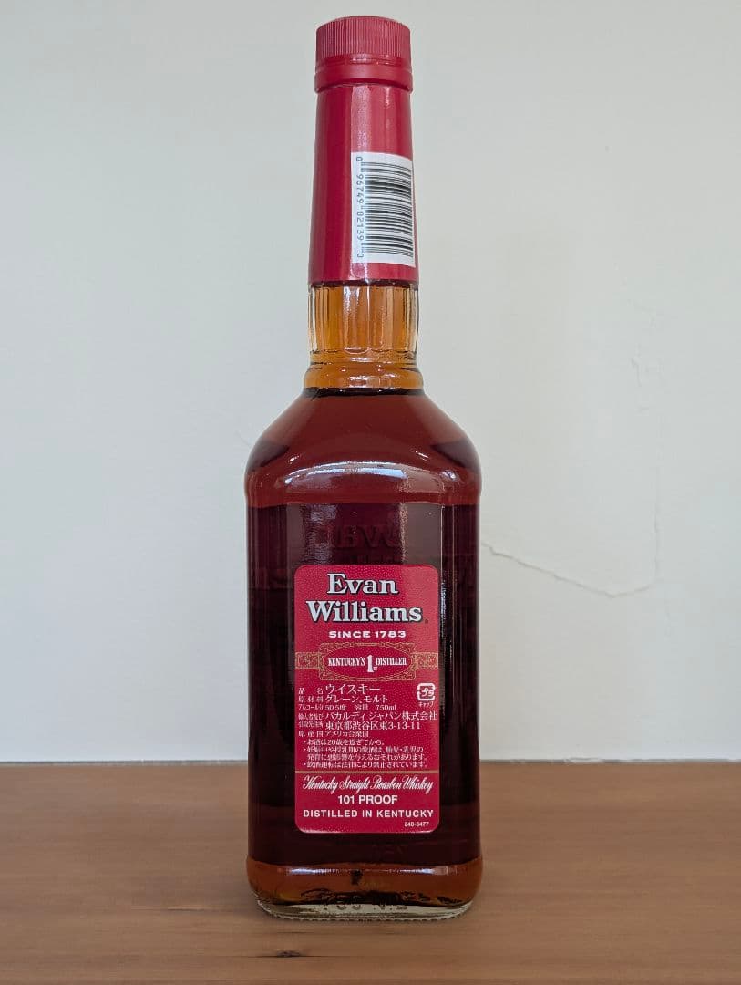 Evan Williams 12年 ストレートバーボンウイスキー