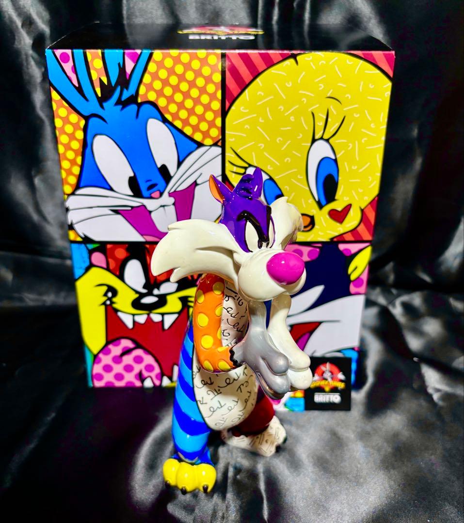 ロメロ　ブリット　ルーニーテューンズ　置物　フィギュア　シルベスター　キャット ロメロ ブリット ルーニーテューンズ 置物 フィギュア シルベスター