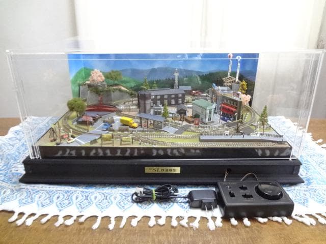 週刊SL鉄道模型 レイアウト・ジオラマ完成品 転車台・ ケース・PW付N