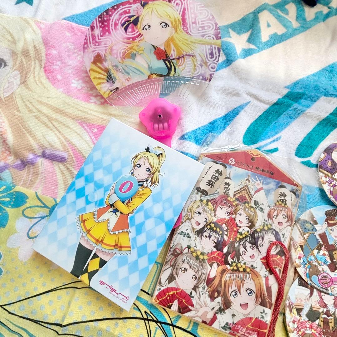 【美品】ラブライブ ファイナルラブライブ μ's タオル バスタオル 絢瀬絵里