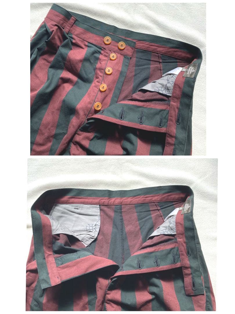 psychobozu様専用ヴィヴィアンいウエストウッド 変形 捻れ パンツ 48