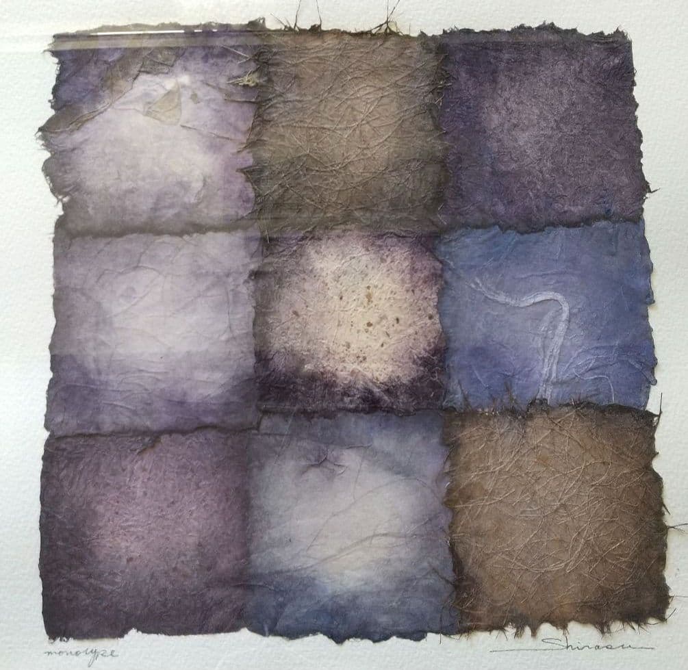 絵画 monotype Shirasu 高島屋