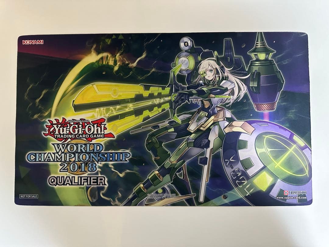 遊戯王 WCS2018 QUALIFIER 韓国 閃刀姫ーハヤテ プレイマット