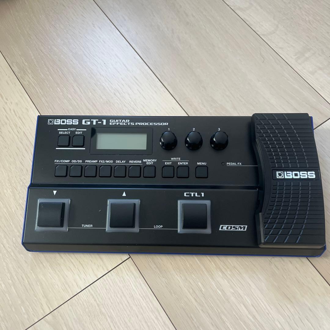 BOSS GT-1 ギターエフェクトプロセッサー ACアダプタ付き - メルカリ