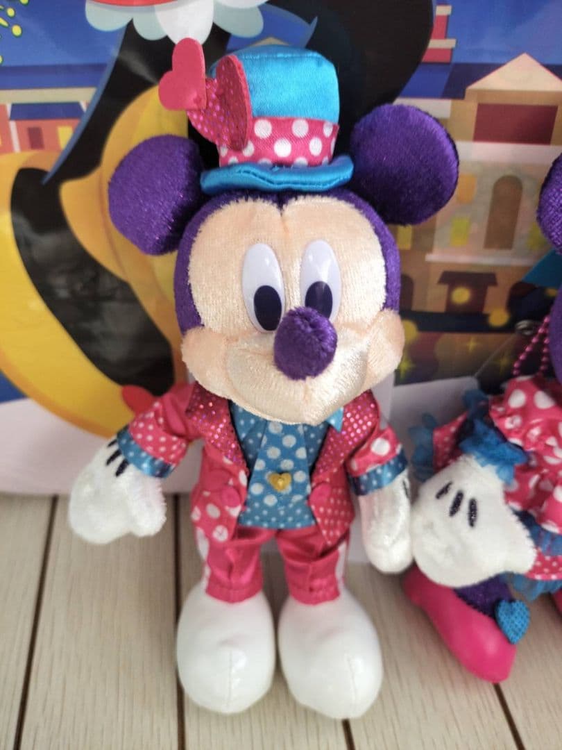 ミッキー ミニー パルパルーザ ミニファン ミニパル ぬいぐるみバッジ セット