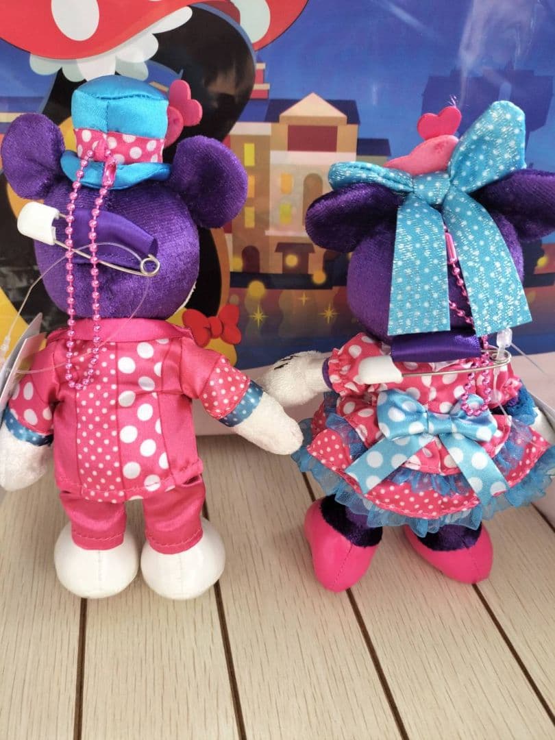 ミッキー ミニー パルパルーザ ミニファン ミニパル ぬいぐるみバッジ セット