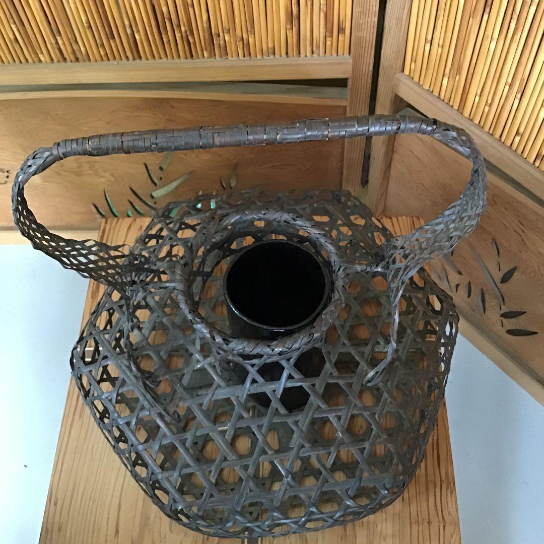 茶道具 樺溜塗糸目菓子器 塗師 堅地屋清兵衛作 堅清印