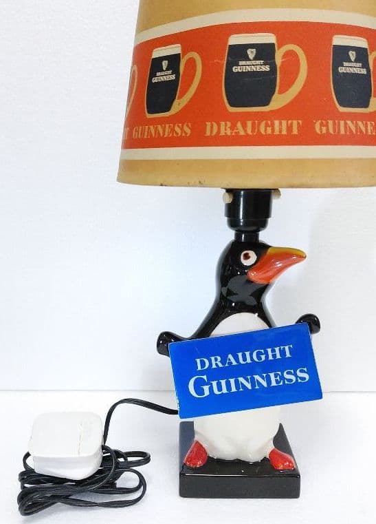 ペンギン ギネスビールGUINNESS初代電灯スタンド❤︎完全フル