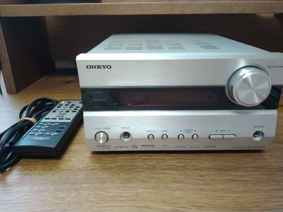 アンプ　オンキョー ONKYO SA-205HDX 5.1CH リモコン付