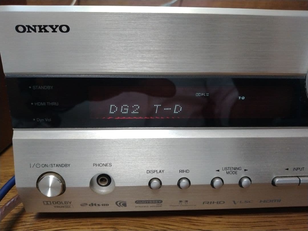 アンプ　オンキョー ONKYO SA-205HDX 5.1CH リモコン付