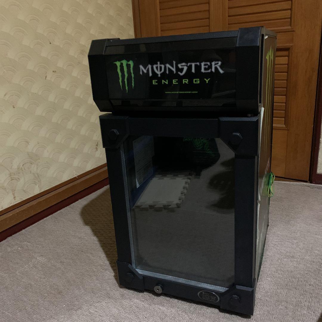 モンスター エナジー Monster Energy 冷蔵庫 グリーン LED モンスター