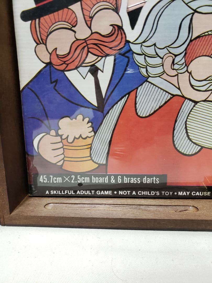 希少 80's ビンテージ未使用品 ダーツボード KINGS HEAD ④