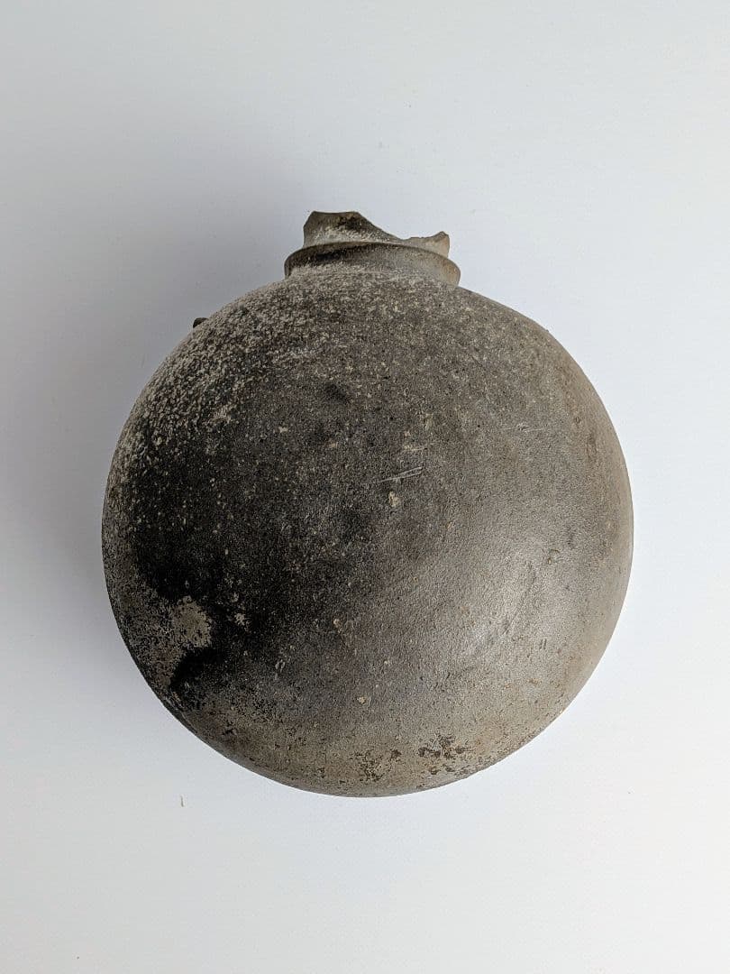 須恵器 扁壺（提瓶） 6〜7世紀 掛け花入 花器 土器 古代美術