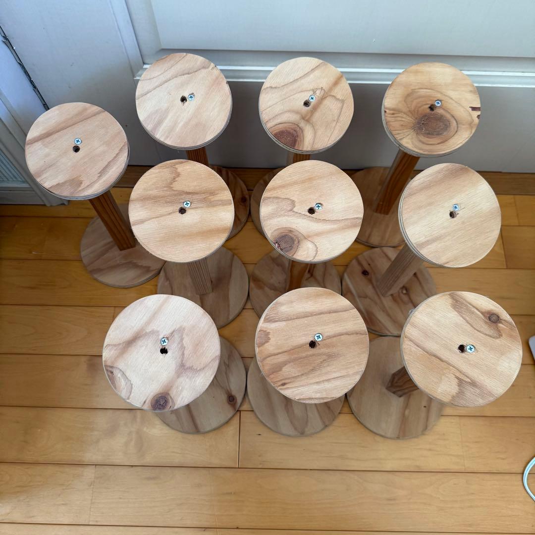 お値下げ 帽子スタンド 木製 20個セット ①②