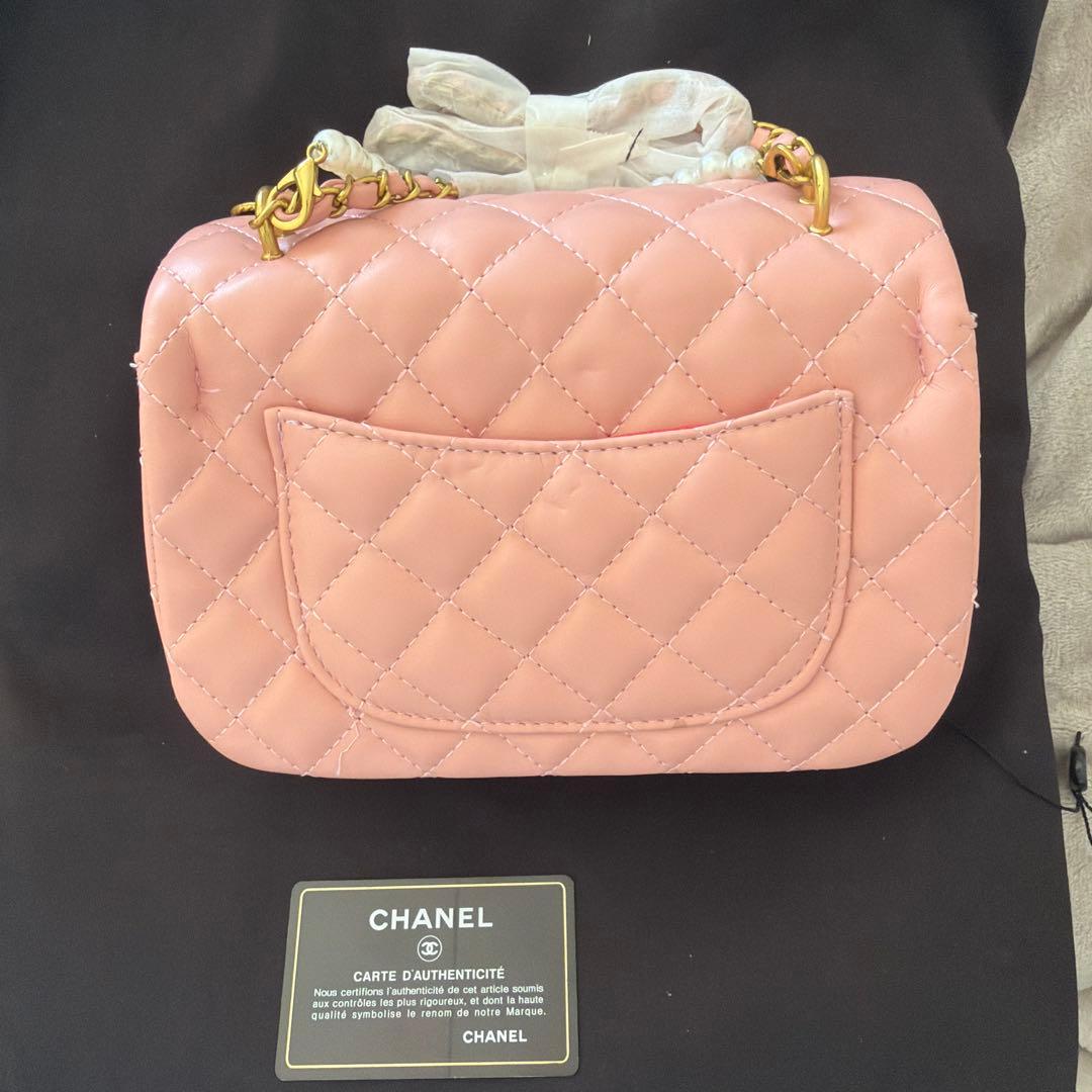 ノベルティー♡CHANEL ピンク キルティング ショルダーバッグ