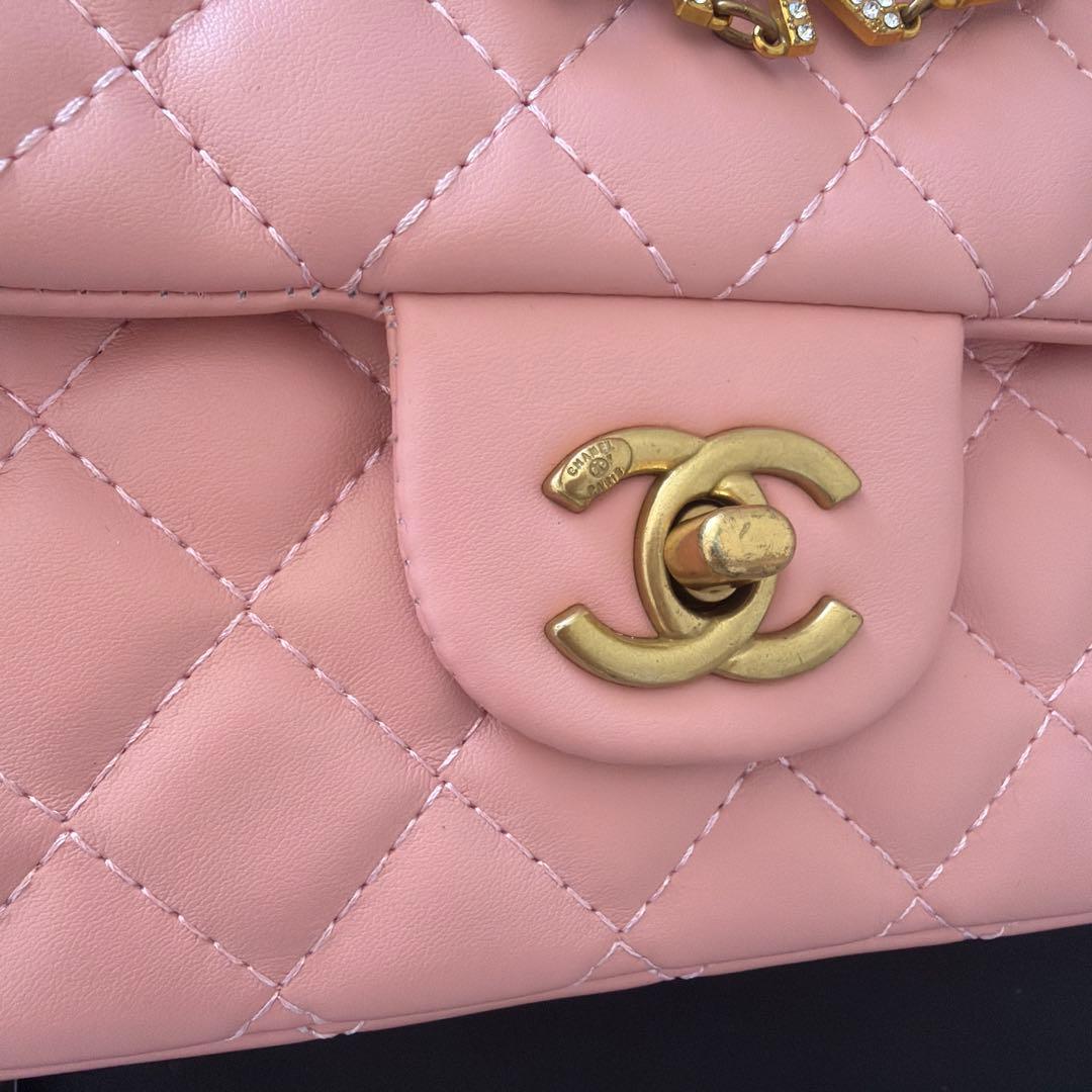 ノベルティー♡CHANEL ピンク キルティング ショルダーバッグ