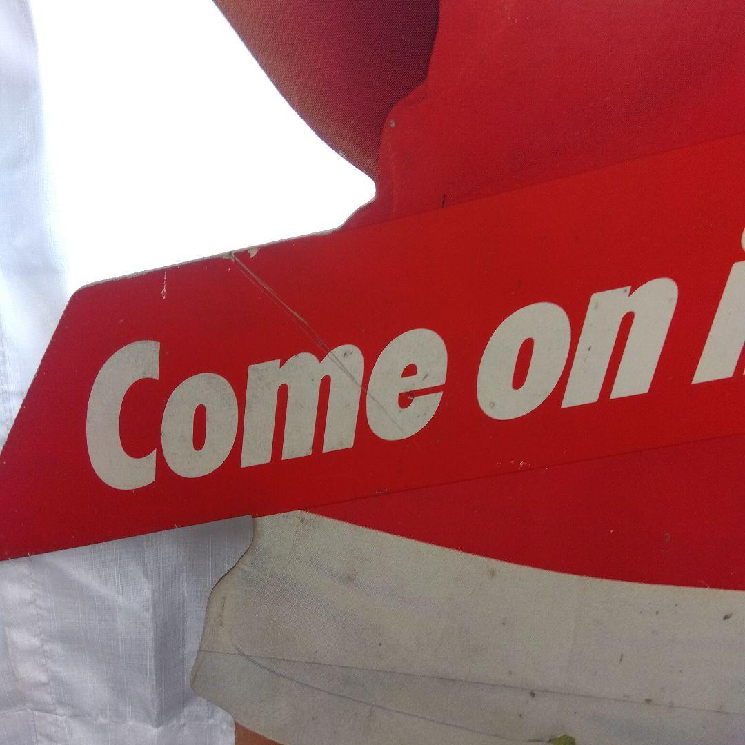 Coca-Cola レトロ女性看板