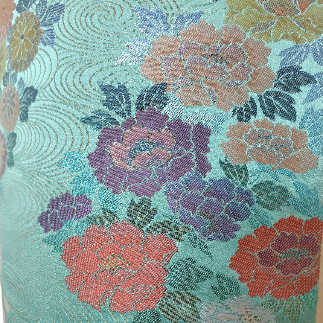 お琴カバー【澄】着物帯 ゆたん油単ハンドメイド 和楽器 袋帯 山田流生田