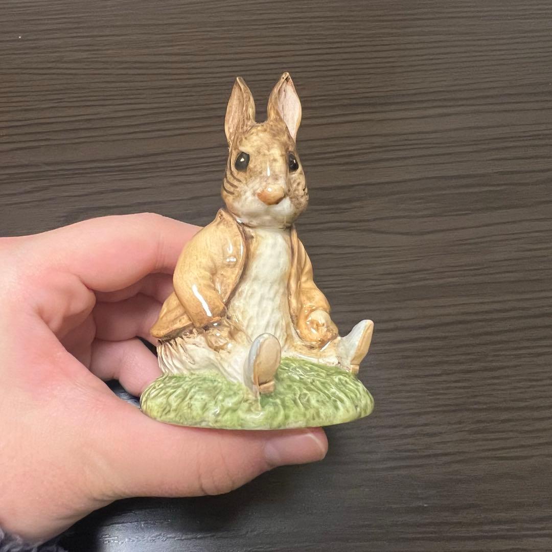 英国製】ベスウィック ピーターラビット フィギュリン 6体セット 陶器