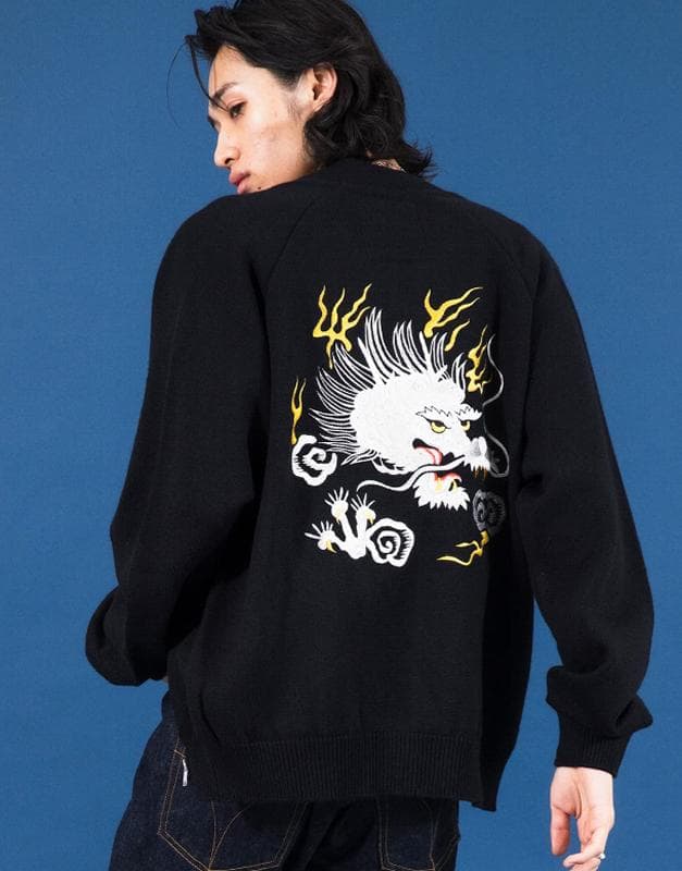 ☆極美品☆レア☆ヒステリックグラマー スカジャン風 ドラゴン刺繍