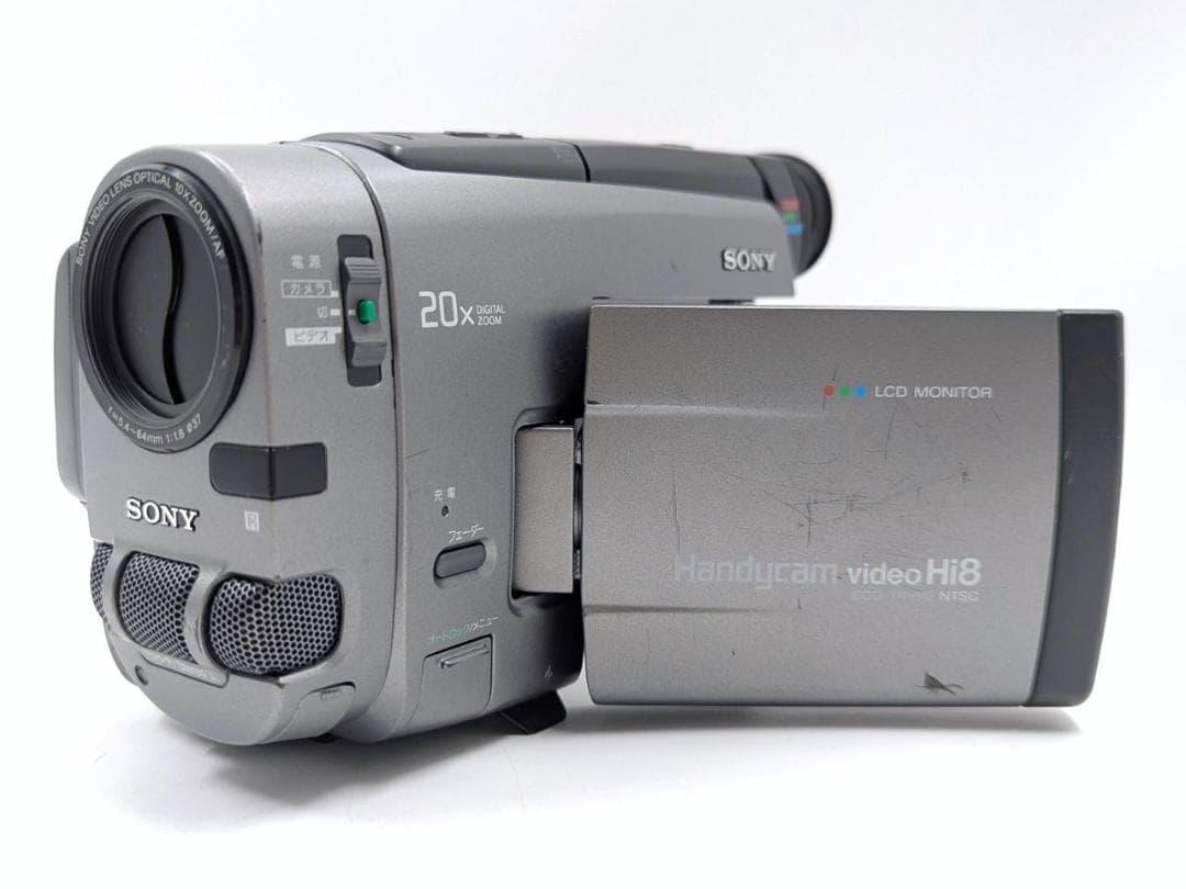 8mmテープのダビングに！ SONY ビデオカメラ CCD-TRV90