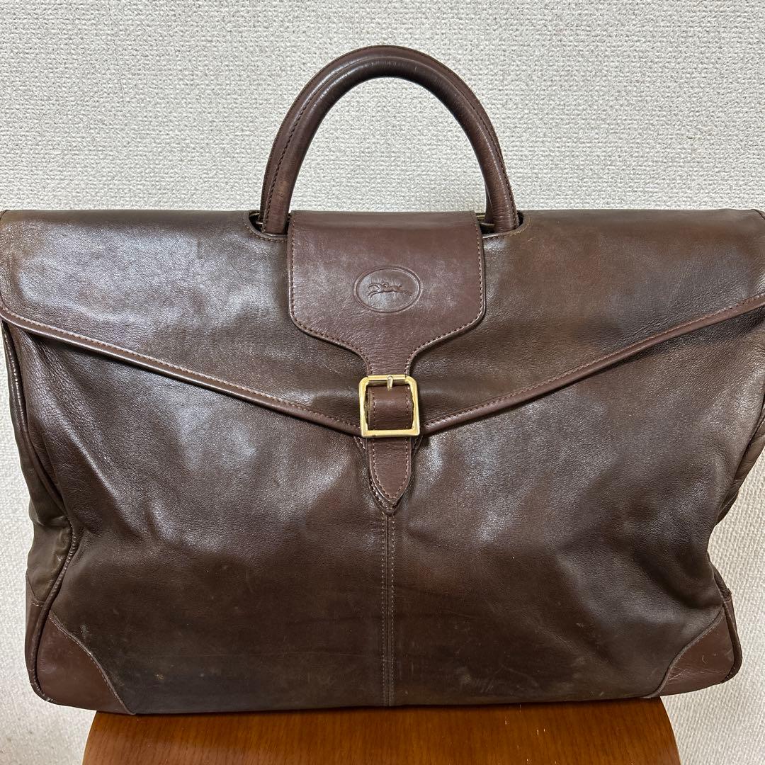 大容量 ロンシャン ボストンバッグ ビジネスバッグ 旅行鞄 レザー 本革
