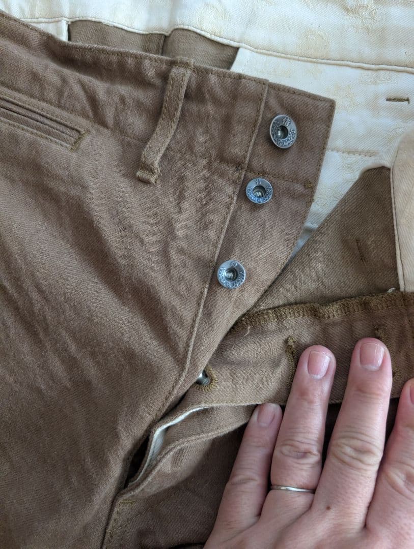SAMURAI チノパン S142CP サイズ35 ベージュ - メルカリ
