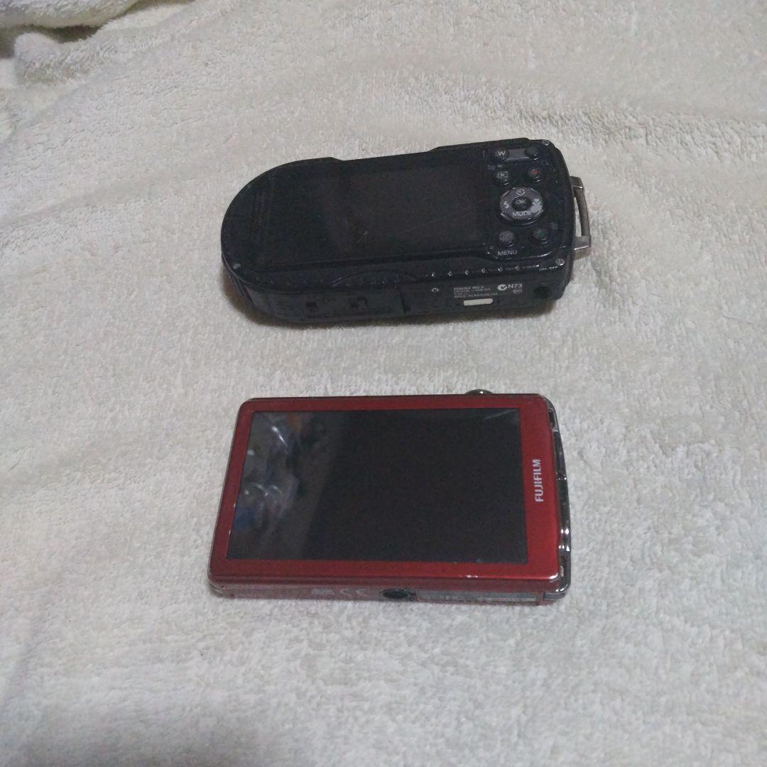 ⭕️ばら売り可♥️動作品2台☆富士フイルムz700exr赤☆ペンタックス