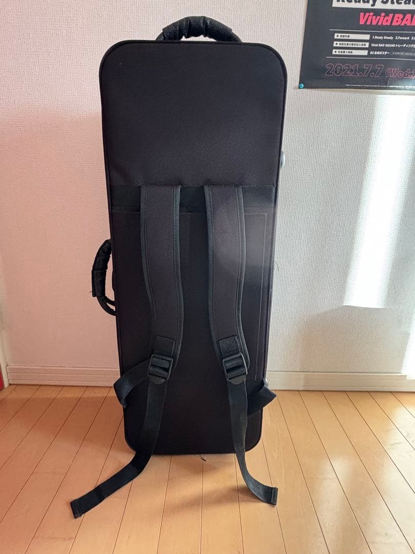 テナーサックス　セミハードケース 黒