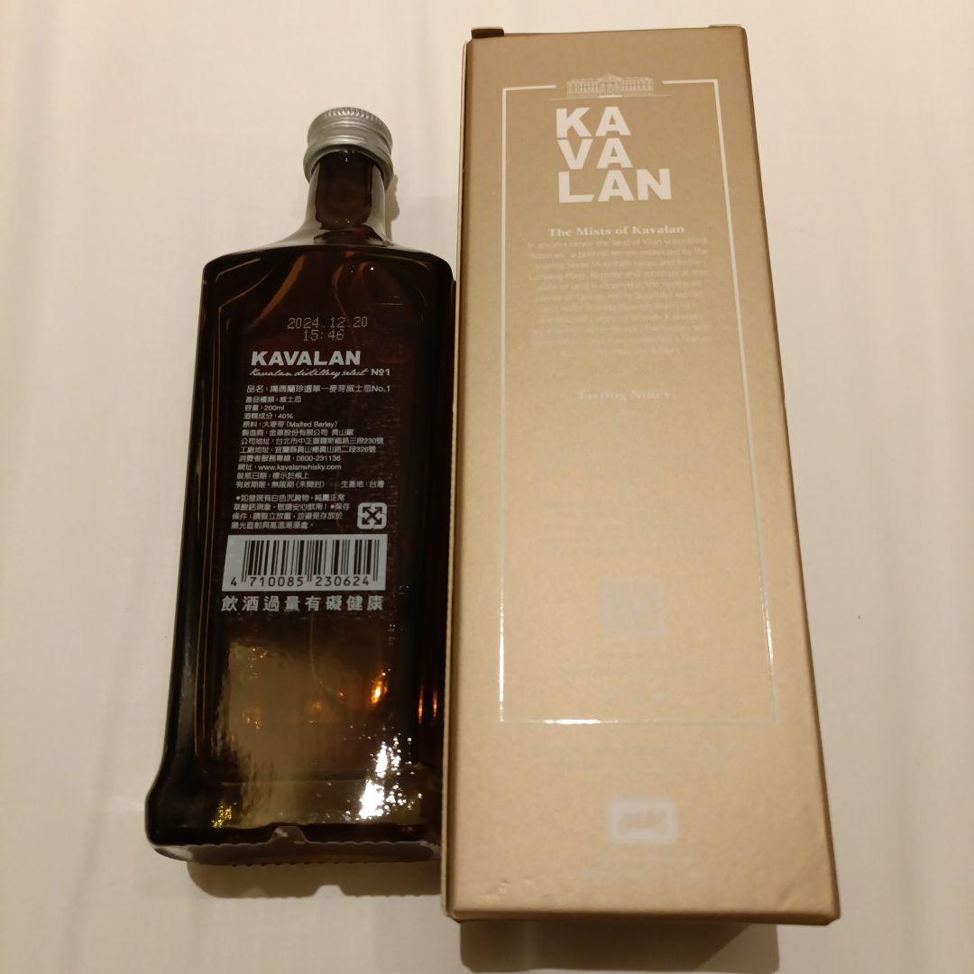 KAVALAN カバラン ウイスキー 200ml 40% 未開封 台湾限定 - メルカリ