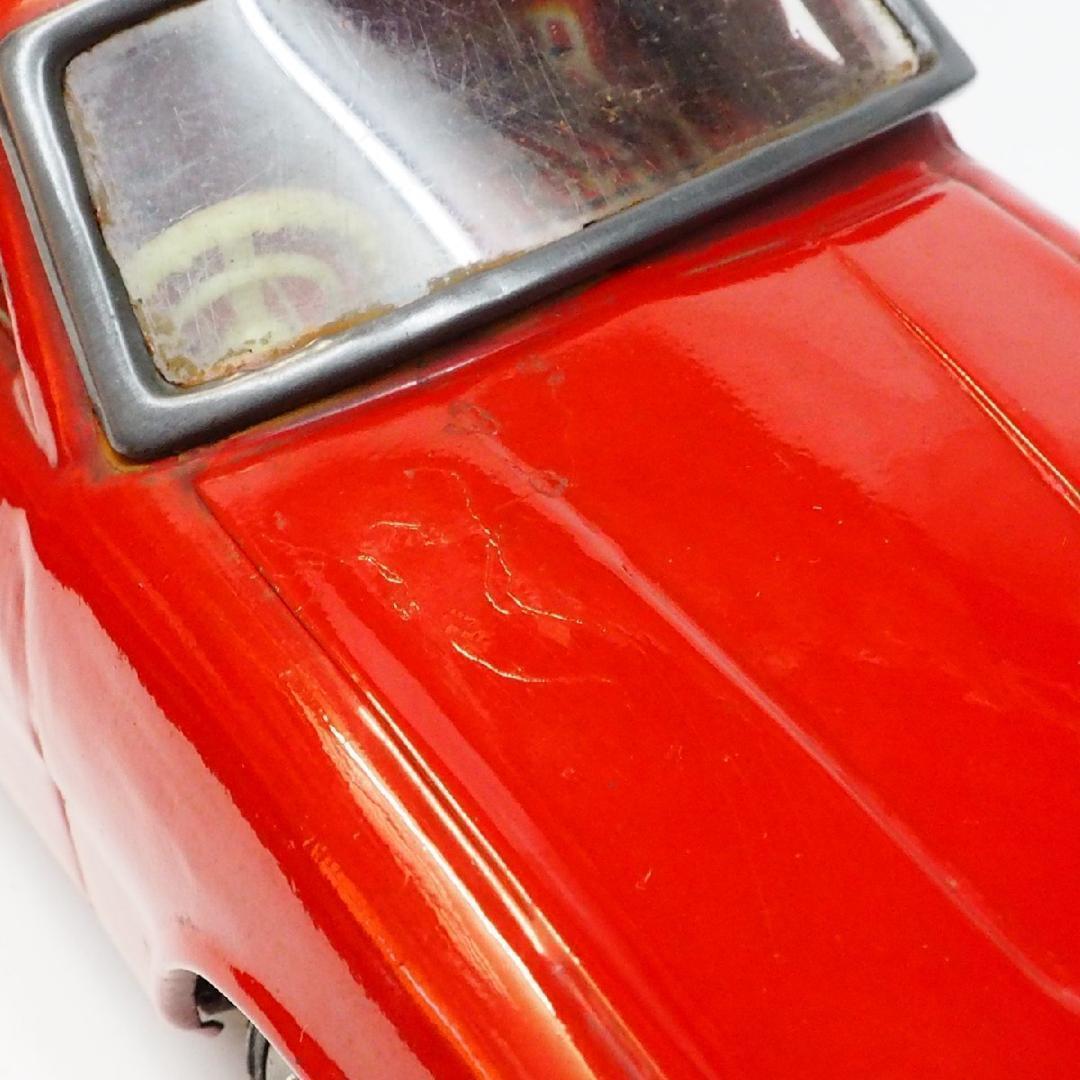 旭玩具【イスズ ベレット赤】ブリキtin toy carミニチュア自動車【箱付】
