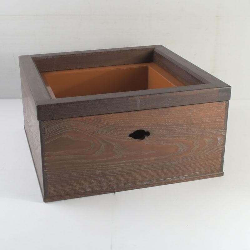 茶道具 桑 麿入子 置炉 炉壇 炉縁 V 9241A