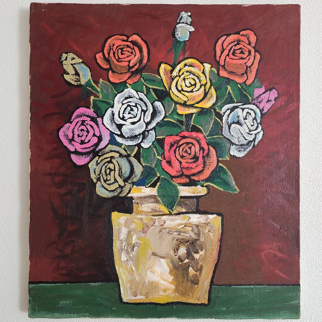 人気作家：笠井誠一の「夏みかん」キャンバスF3号